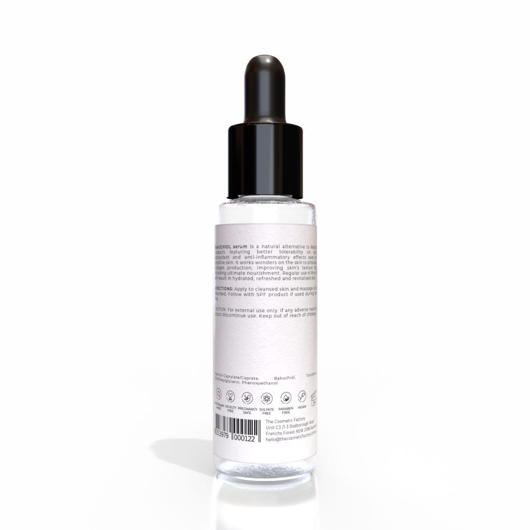 Bakuchiol Serum – 30 ml | Plant‑Based Retinol Alternative for Gentle Anti‑Aging