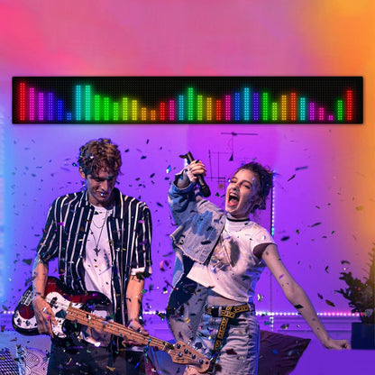 Programmable LED Matrix Panel Flexible Screen IP65 with APP Control 192*1330mm