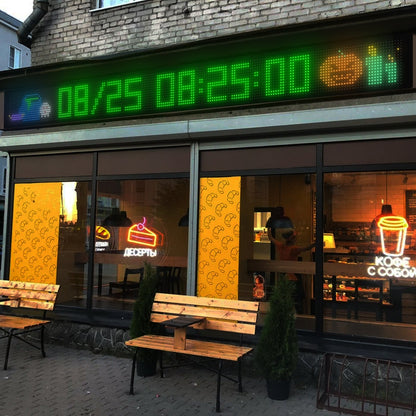 Programmable LED Matrix Panel Flexible Screen IP65 with APP Control 192*1762mm