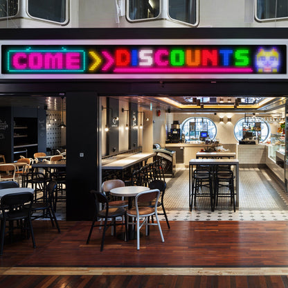 Programmable LED Matrix Panel Flexible Screen IP65 with APP Control 192*1762mm