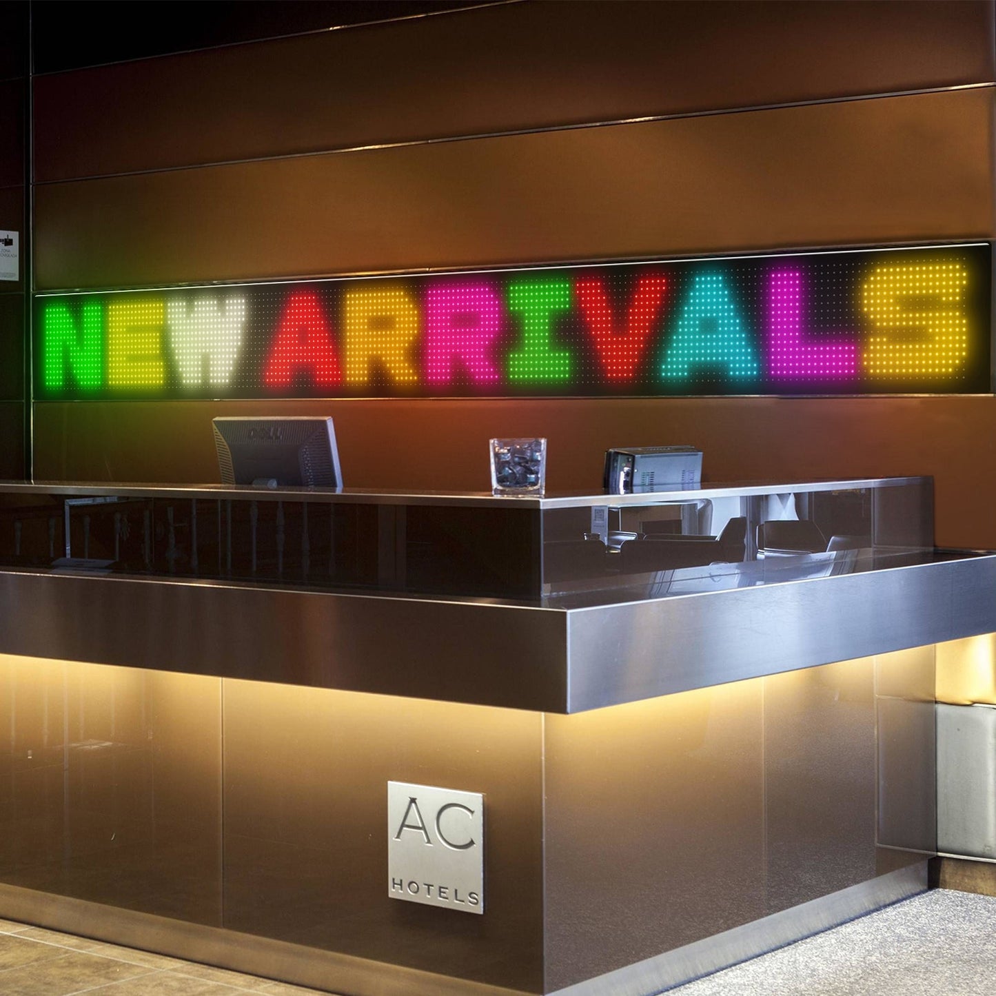 Programmable LED Matrix Panel Flexible Screen IP65 with APP Control 192*1762mm