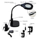 Adjustable LED Desk Magnifier Lamp 220V, 6X/12X Magnification, Flexible Design, Natural Light – view 7
