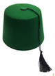 TURKISH HAT Red Green Fez Tarboosh Dress Up Costume Party Moroccan - Green – view 2