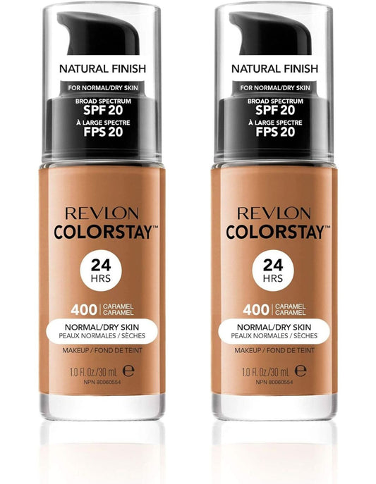2x Revlon 30ml ColorStay Makeup for Normal/Dry Skin - Caramel 400 – view 2