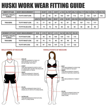 HUSKI Hi Vis Vest V563-3HUSKIVEST-ORANGE-M 3M Tape, Day/Night Compliant, Cooling Mesh, Orange, M