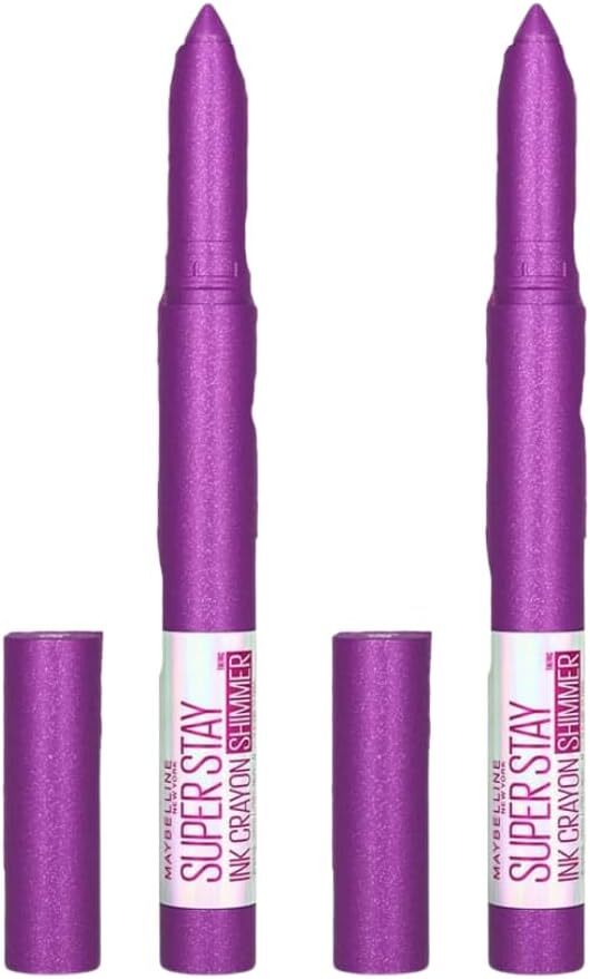 2x Maybelline New York Superstay Ink Longwear Crayon Lipstick - Throw a Party 170 - Auzzistore