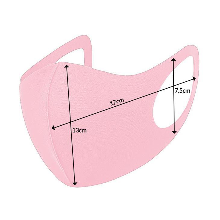 Reusable Breathable Cotton Face Mask - Anti Dust Haze, Pink, Polyester, One Size, V563-59097-02-PINK