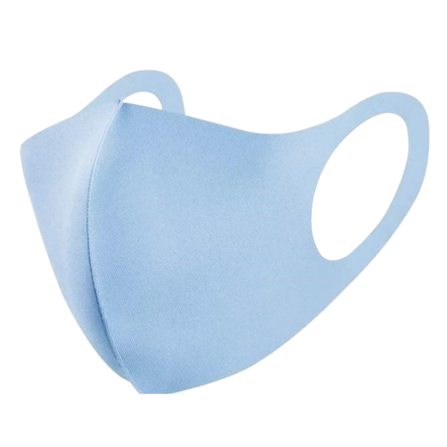 Reusable Breathable Cotton Face Mask Anti Dust Haze Protective, Light Blue, One Size