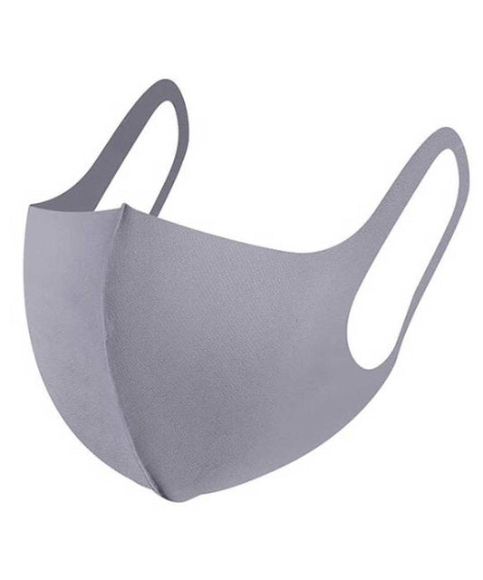 Reusable Breathable Cotton Face Mask - Anti Dust Haze, Elastic Ear Loop, Grey, Polyester