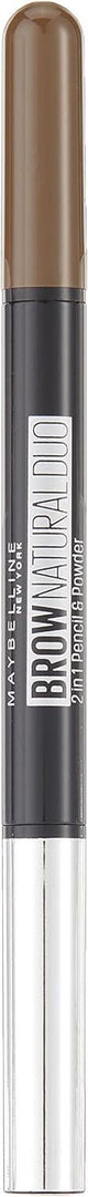 Maybelline New York Natural Eye Brow Duo 2 in 1 Pencil & Powder - Deep Brown – view 3