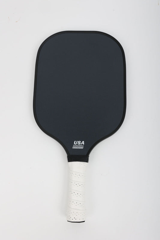 Graphite Carbon Fiber Pickleball Paddles Pickle Ball Racket Racquet in Plain Black – view 2