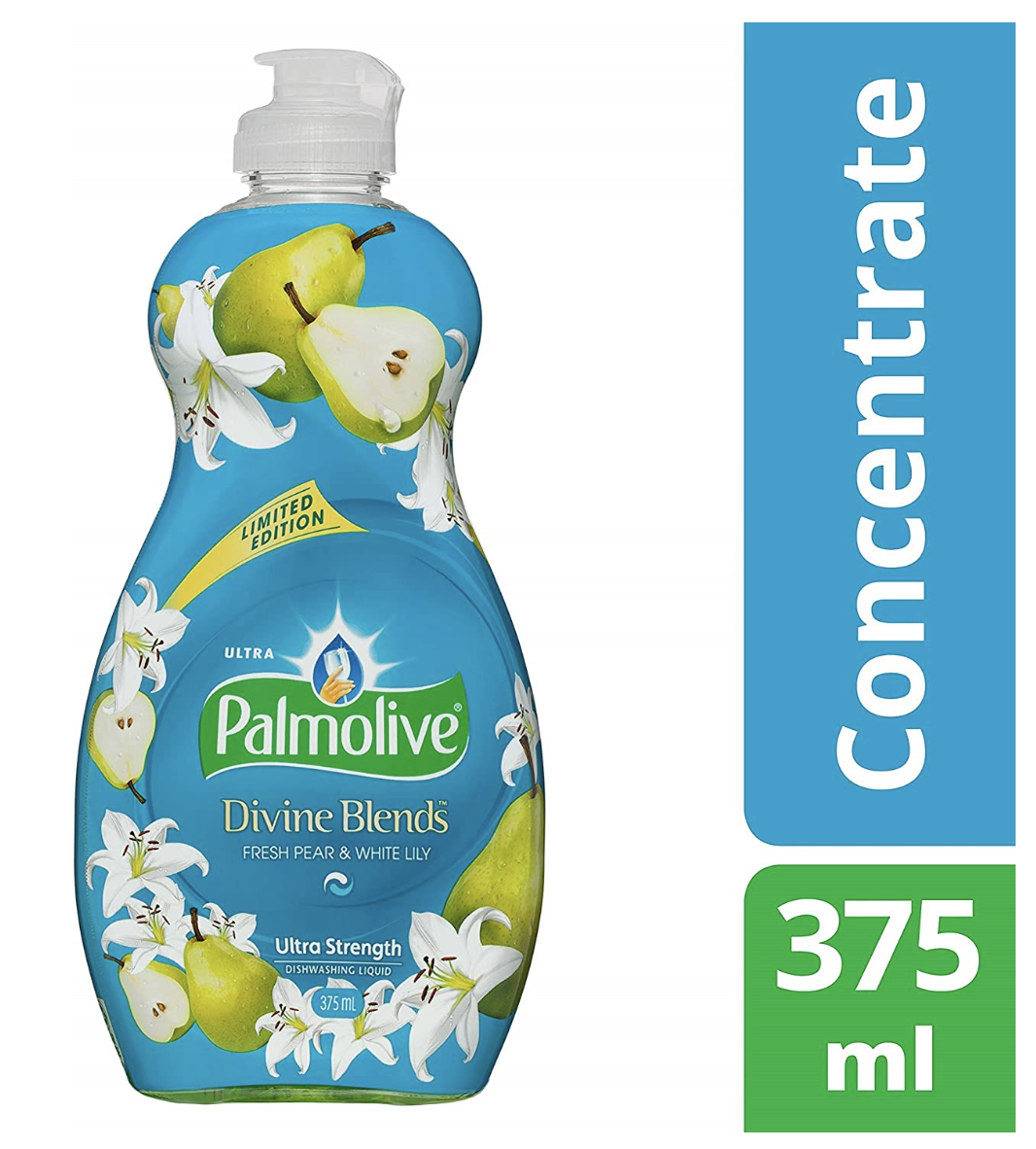 Palmolive Dishwashing Liquid Ultra Divine Blends 375ml - Fresh Pear & White Lily