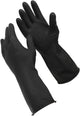 Sabco Heavy Duty Latex Gloves Large - Tear Resistant, Cotton Lined, Durable Grip – view 2