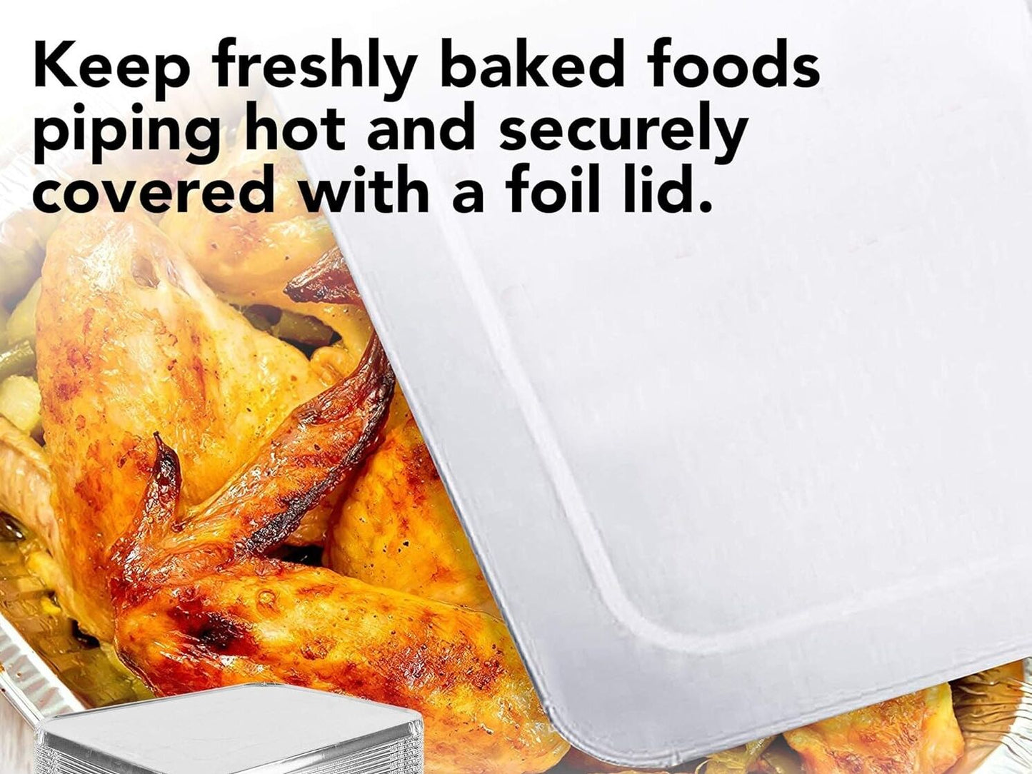 240x Aluminium Disposable Foil Food Container Trays Pans w/ Lids Covers Bulk 14cm*12cm*4.5cm