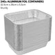 240x Aluminium Disposable Foil Food Container Trays Pans Baking Roast Bulk 32.5x26x5.5cm – view 2