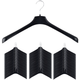 60x JACKET HANGER Heavy Duty 460mm Commercial Pants Clothing Coat BULK R51L – view 2