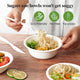 600pcs Disposable Sugarcane Bagasse Round Bowls - 18cm (450ml) - Bulk – view 5