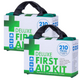2x 210PCS EMERGENCY FIRST AID KIT Medical Travel Set Workplace Office ARTG BULK – view 2