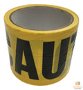 Industrial CAUTION Tape 7.5cm x 20m, 3 Rolls - Yellow Safety Barricade Strip for Worksites