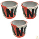 V563-BR-3DANGERTAPE Industrial DANGER Tape 7.5cm x 20m, 3 Rolls, Red White Safety Barricade – view 2