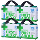 4x 210PCS EMERGENCY FIRST AID KIT Medical Travel Set Workplace Office ARTG BULK – view 2