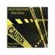 V563-BR Industrial CAUTION Tape 7.5cm x 20m Yellow Safety Barricade Non-Stick – view 3