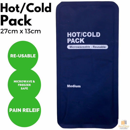 HOT COLD PACK Reusable First Aid Ice Heat Gel Packs Microwaveable Pain Relief – view 2