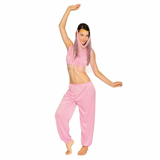 Ladies Arabian Princess Costume Belly Dancer Genie Fancy Party Dress Adult – view 2