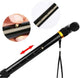 Adjustable Metal WALKING STICK Travel Cane Folding Pole Compact Retractable Hike - Black – view 5