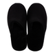 100% Sheepskin Moccasin Slippers Winter Genuine Scuffs Slip On Mens Womens - Black (without fur) - 8 – view 4