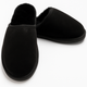 100% Sheepskin Moccasin Slippers Winter Genuine Scuffs Slip On Mens Womens - Black (without fur) - 9 – view 2
