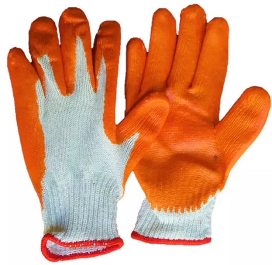 WORK GLOVES General Purpose Safety Rubber Coated, Antistatic, Acid & Oil Resistant, One Size Fits Most