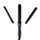 H2D X3 Professional Hair Curling Wand Ceramic Curler Roller - Black – view 3