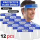 Safety Full Face Shield Anti-Fog Eye Protector, Double-Sided PET, 32x22cm, 12-Pack – view 2
