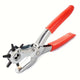 Multi-Size Leather Belt Eyelet Hole Punch Plier, Stainless Steel, Revolving Tool V563-H143 – view 2