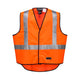 HUSKI Hi Vis Patrol Vest 3M Reflective Tape Safety Workwear High Visibility - Orange - L – view 2