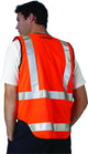 HUSKI Hi Vis Patrol Vest 3M Reflective Tape Safety Workwear High Visibility - Orange - L – view 5