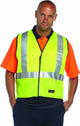 HUSKI Hi Vis Patrol Vest 3M Reflective Tape Safety Workwear High Visibility - Yellow - L – view 2