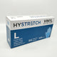 Hystretch Clear Vinyl Gloves, Powder-Free, Latex-Free, 1000 Pack, SGS Tested, Food Safe, Ambidextrous