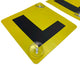 2x LEARNER L PLATES Stay-Put Suction Disks Car Window Signs VIC WA – view 2 - Auzzistore