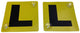 2x LEARNER L PLATES Stay-Put Suction Disks Car Window Signs VIC WA – view 4 - Auzzistore