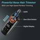 Handheld Portable Nose Hair Trimmer Rechargeable USB-C Clipper Shaver in Red – view 4
