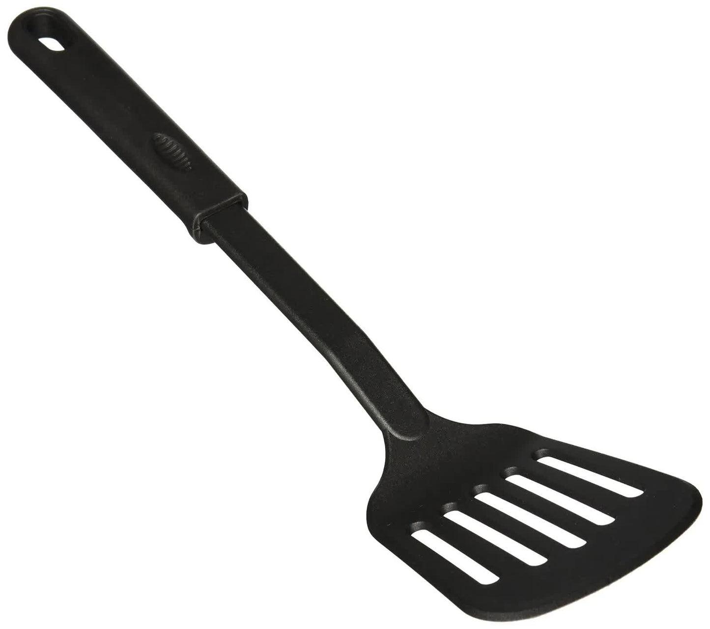 32cm Nylon Slotted Non-Stick Serving Spatula Cooking Tool Utensil in Black