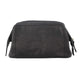 Pierre Cardin Mens Rustic Leather Toiletry Case Bag Travel - Black – view 5