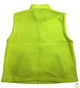 HI VIS Polar Fleece Vest V563 Full Zip Safety Workwear, Fluro Yellow, UPF 40-50+, 2 Pockets, L – view 2