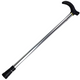Metal WALKING STICK Travel Extendable Pole Compact Adjustable Lightweight - Silver – view 2