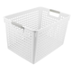 24x Premium Plastic Storage Basket Bulk w/ Grip Handles 27*18*14cm – view 2