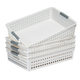 36x Premium Plastic Storage Basket Bulk w/ Grip Handles 30*21.5*8.5cm – view 2