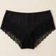 Womens Lace Boyshort Boyleg Full Briefs Underwear Undies in Black - 16 – view 3