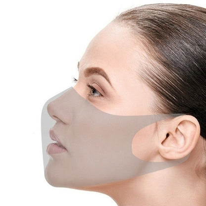 10x Summer Reusable Breathable Face Mask - Cooling Polyester, Anti Dust Haze, One Size, Black